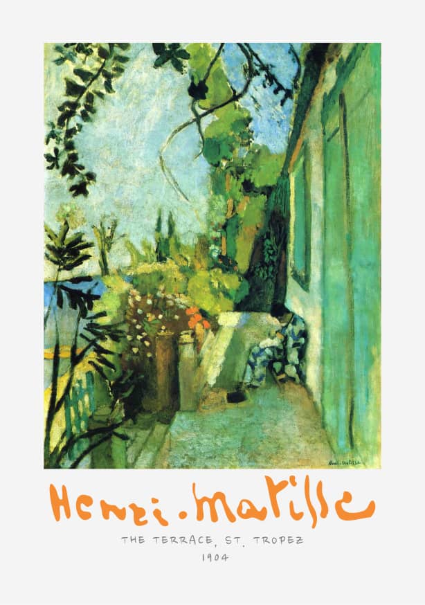 Quadro The Terrace St Tropez By Matisse - Obrah | Quadros e Posters para Transformar a Parede