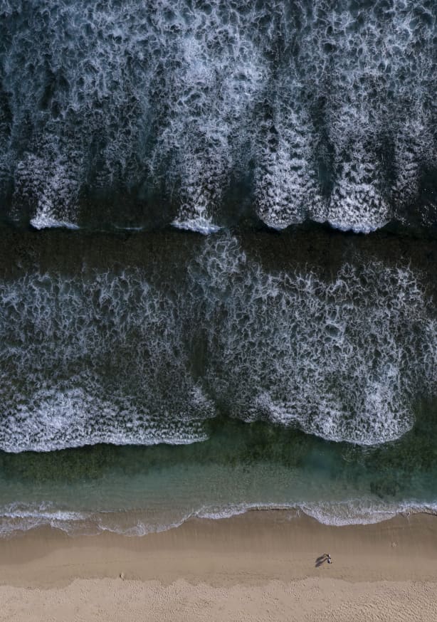 Quadro The Walk on a Calm Beach - Obrah | Quadros e Posters para Transformar a Parede