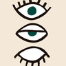 Quadro Three Eyes - Obrah | Quadros e Posters para Transformar a Parede