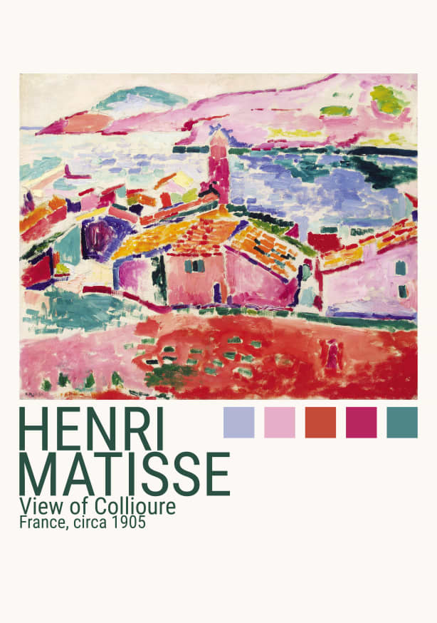 Quadro View of Collioure By Matisse