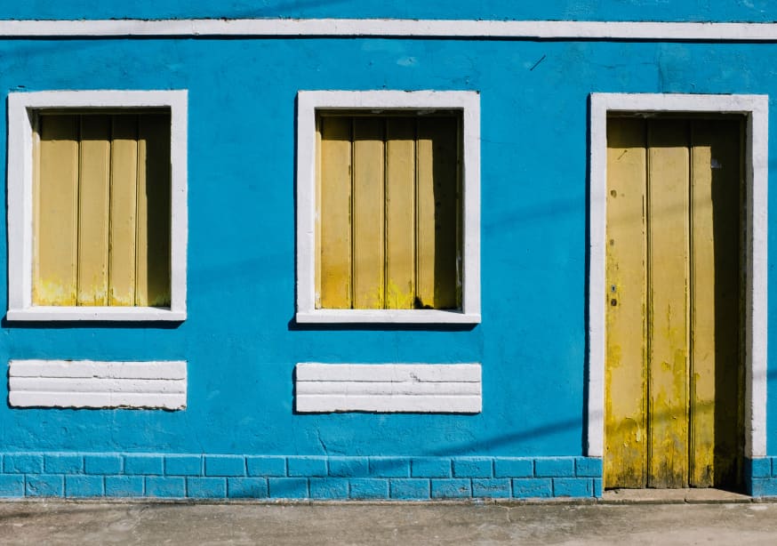 Quadro Blue House - Obrah | Quadros e Posters para Transformar a Parede