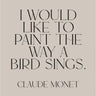 Quadro Way a Bird Sings - Obrah | Quadros e Posters para Transformar a Parede
