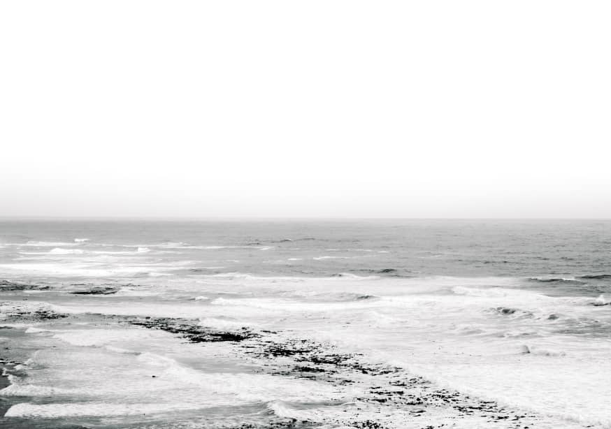 Quadro White Sea